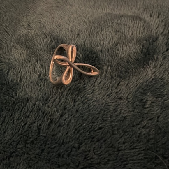 Nambe silver cross ring - Picture 2 of 7